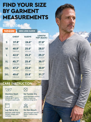 Size guide - Lightweight 165