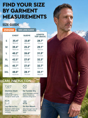 Size guide - Midweight 250