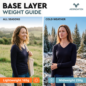 Women's merino V-neck details - Old Collection