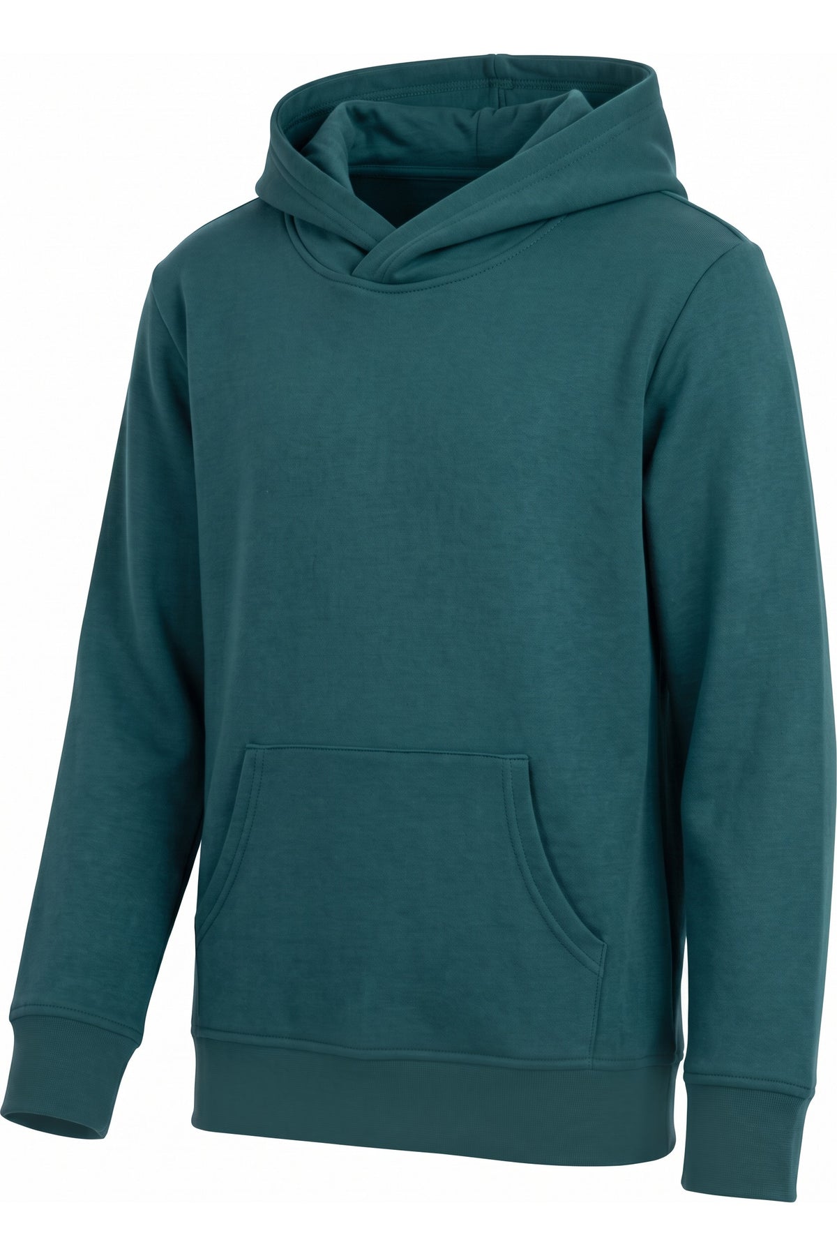MERINNOVATION Kids Merino Wool Cotton Hoodie Bayberry Green