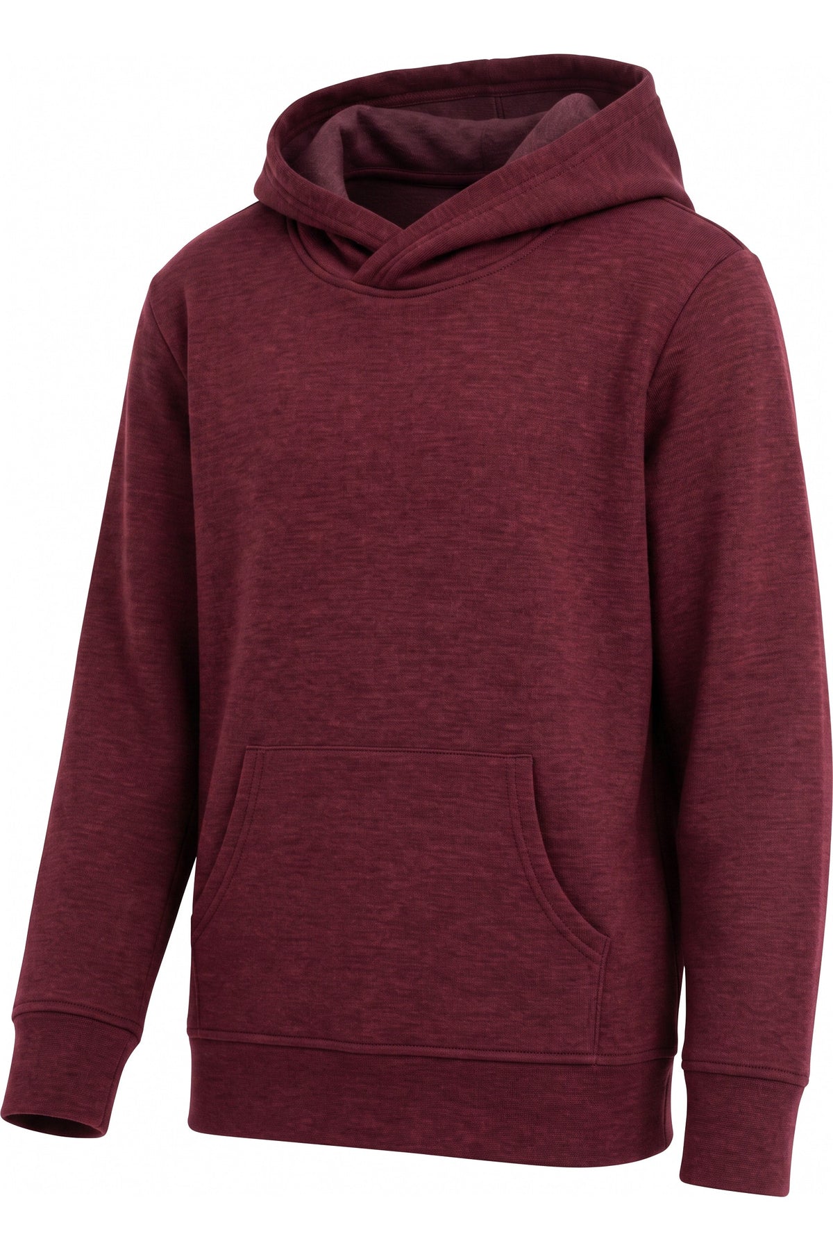 MERINNOVATION Kids Merino Wool Cotton Hoodie Cabernet