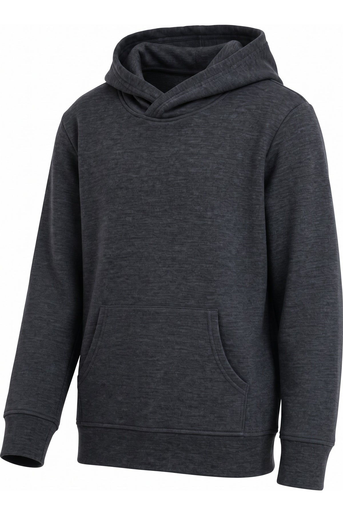 MERINNOVATION Kids Merino Wool Cotton Hoodie Charcoal Marle