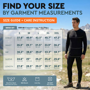 Size guide - Lightweight 165