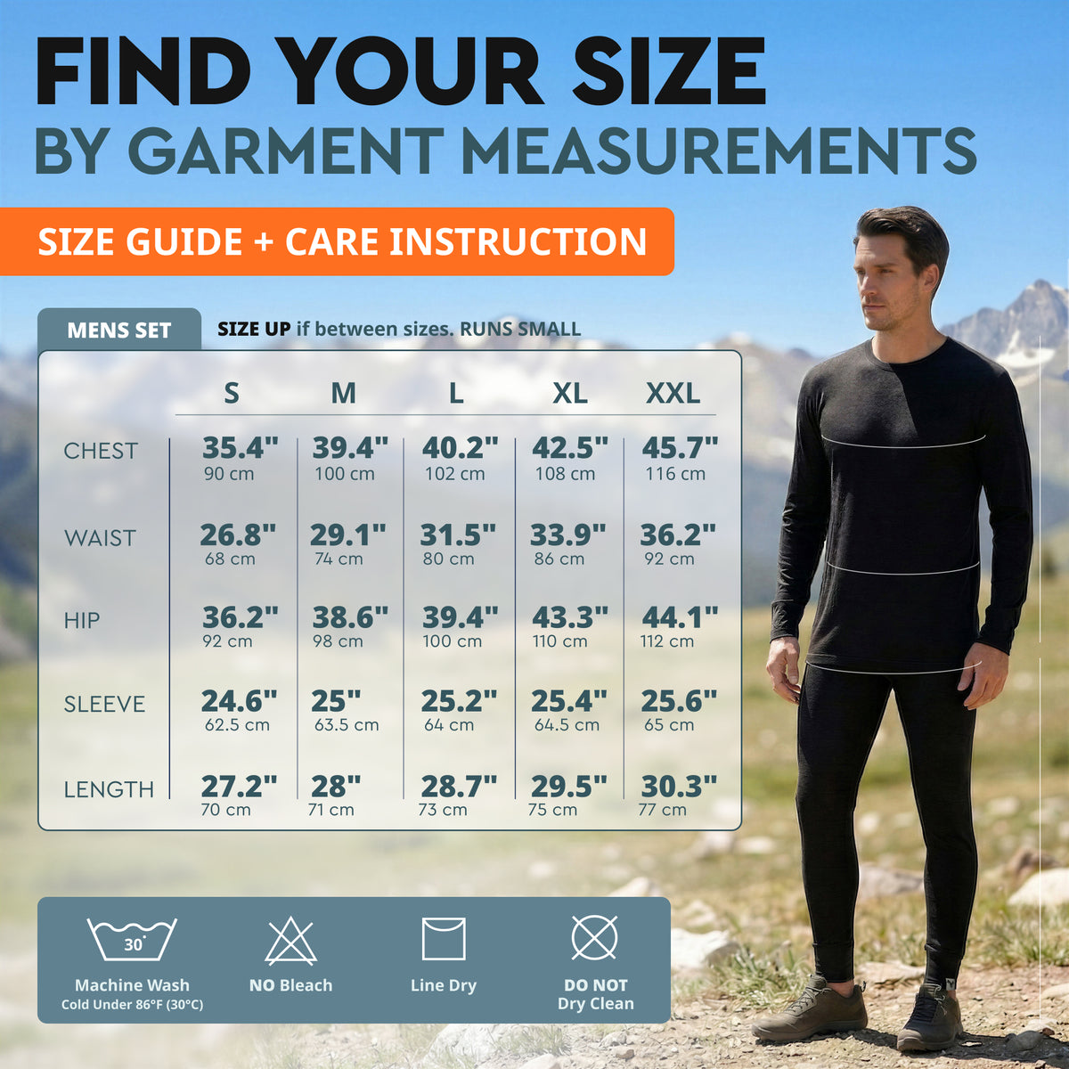 Size guide - Midweight 250